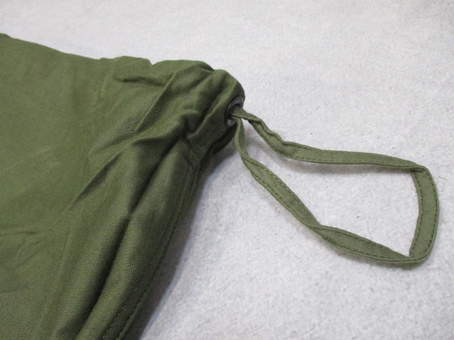 Vintage 1977 USGI Barracks Laundry Bag OG-107 Cotton Drawstring 30.5"x24