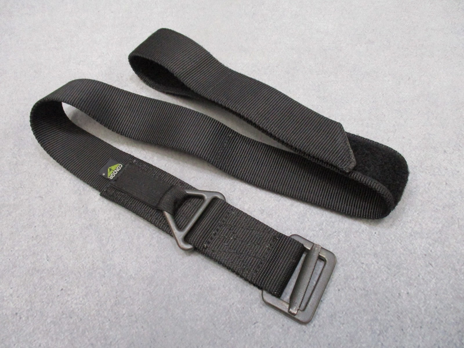 Condor Rigger's Belt M/L Black Nylon D-Ring Tactical Duty Gear Used ...