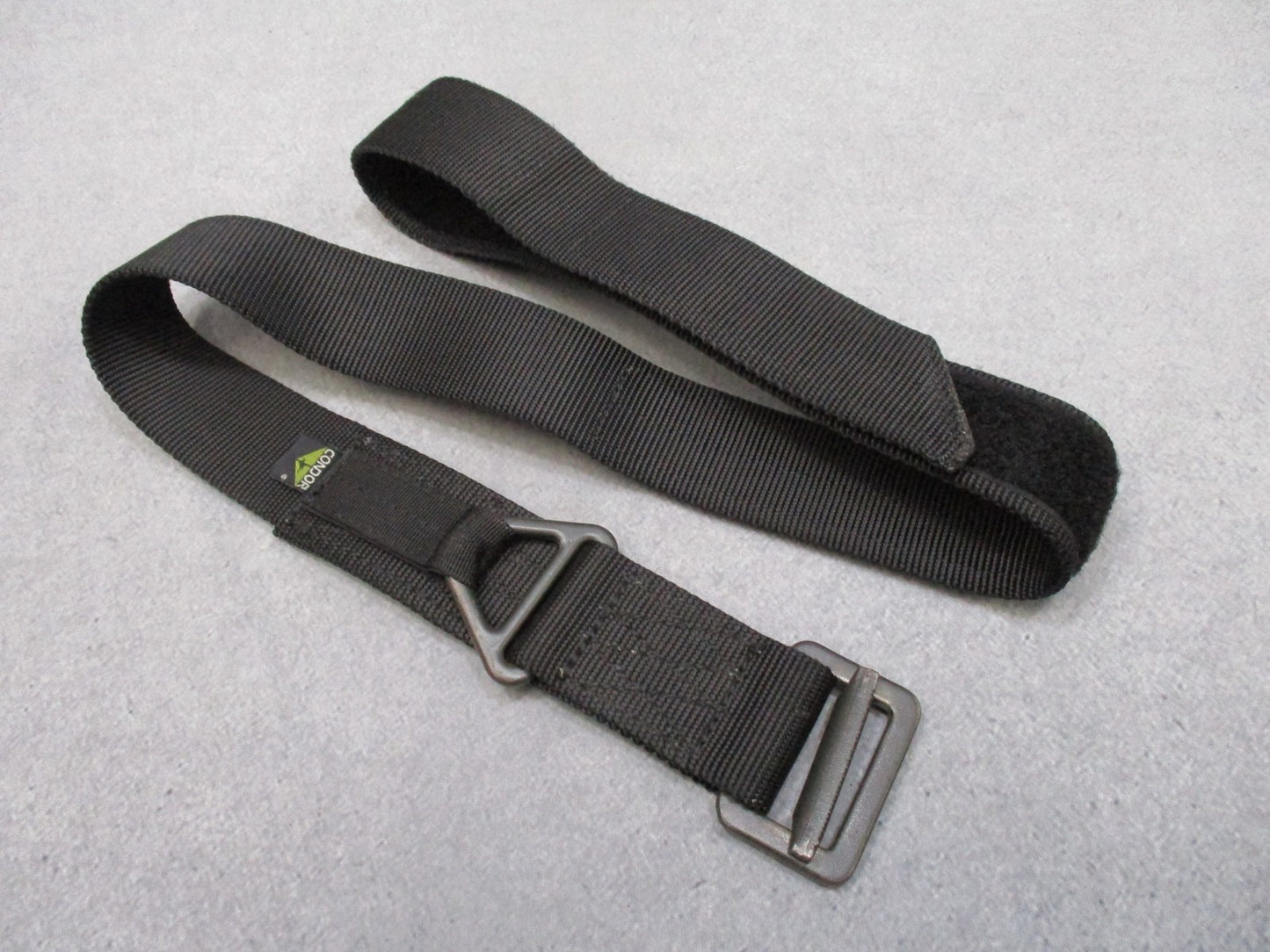 Condor Rigger's Belt M/L Black Nylon D-Ring Tactical Duty Gear Used