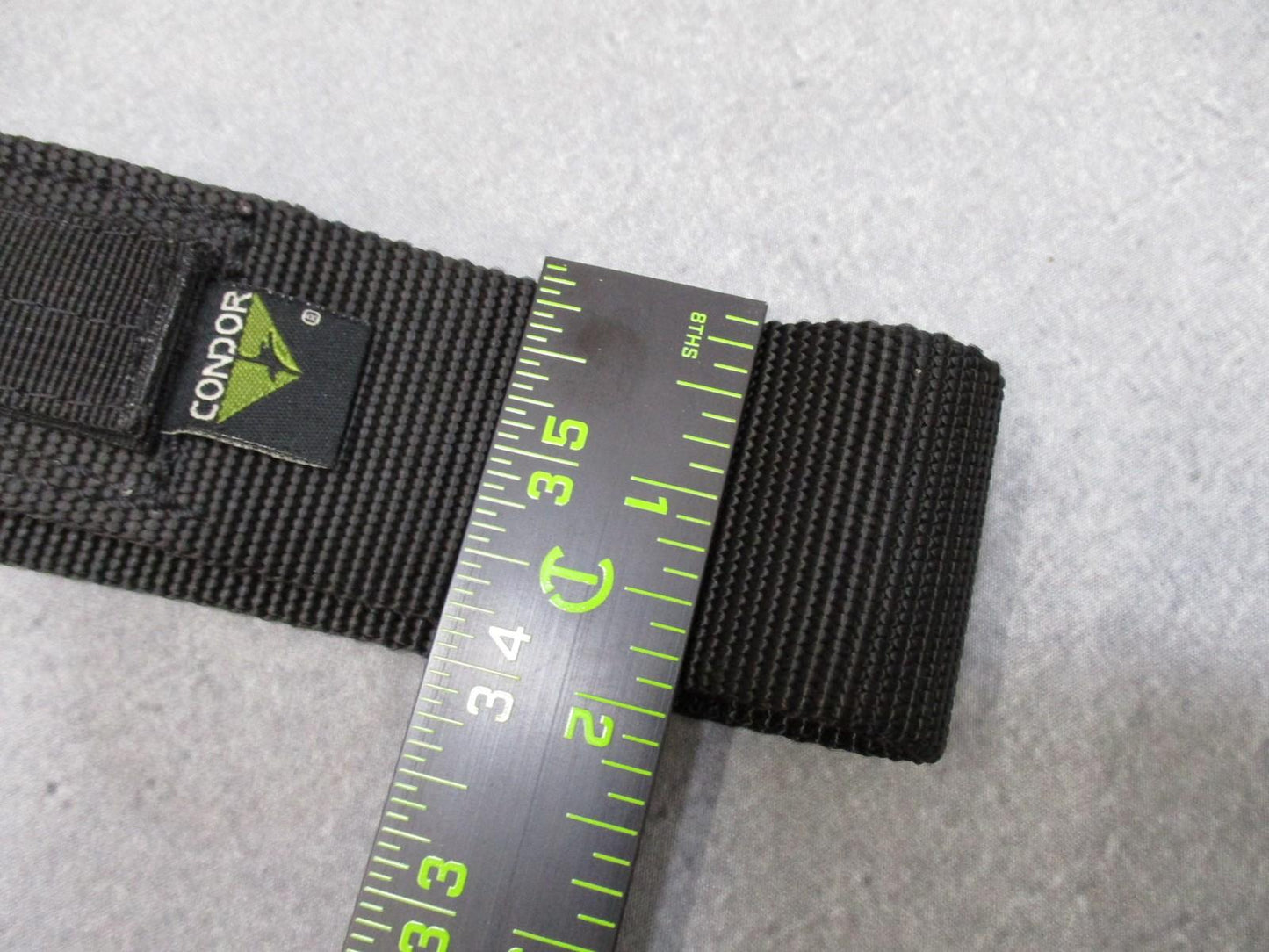 Condor Rigger's Belt M/L Black Nylon D-Ring Tactical Duty Gear Used