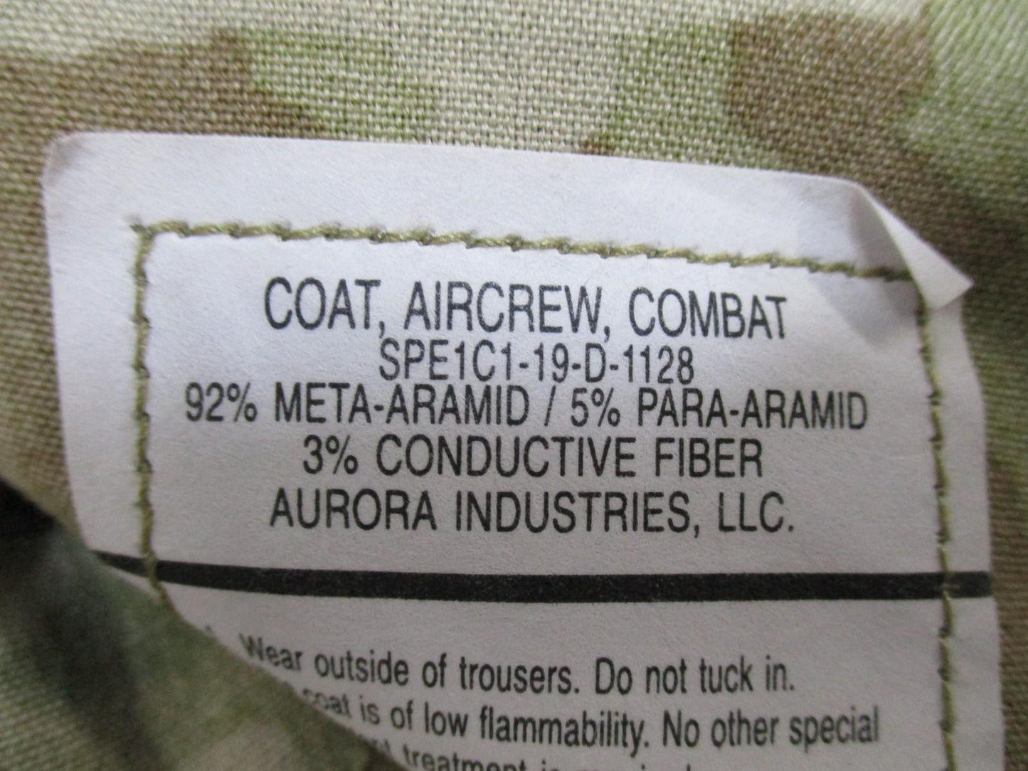 USGI Aviation Scorpion W2 Combat Shirt Top Small Regular Army Aircrew Coat
