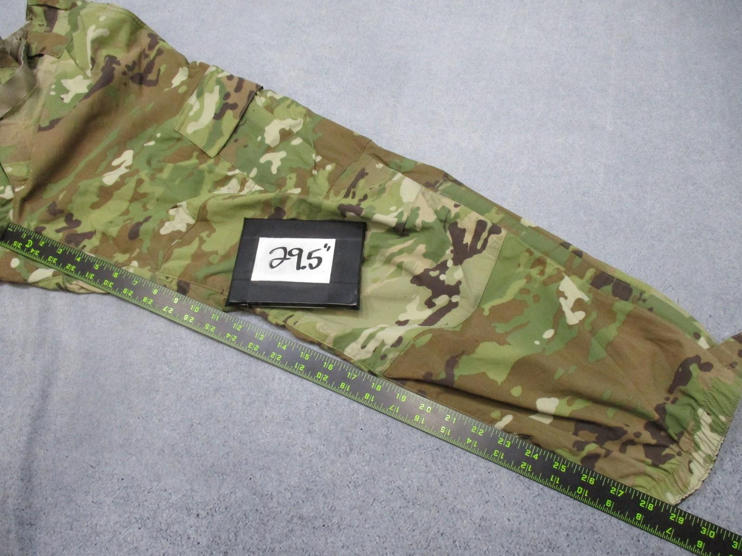 Used MultiCam Combat Pants w/ Suspenders Cargo Pockets Zippered Legs Size 36x30
