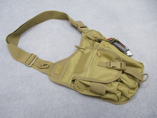 Red Rock Outdoor Gear Sidekick Sling Bag Tactical Tan Ambidextrous Strap CCW