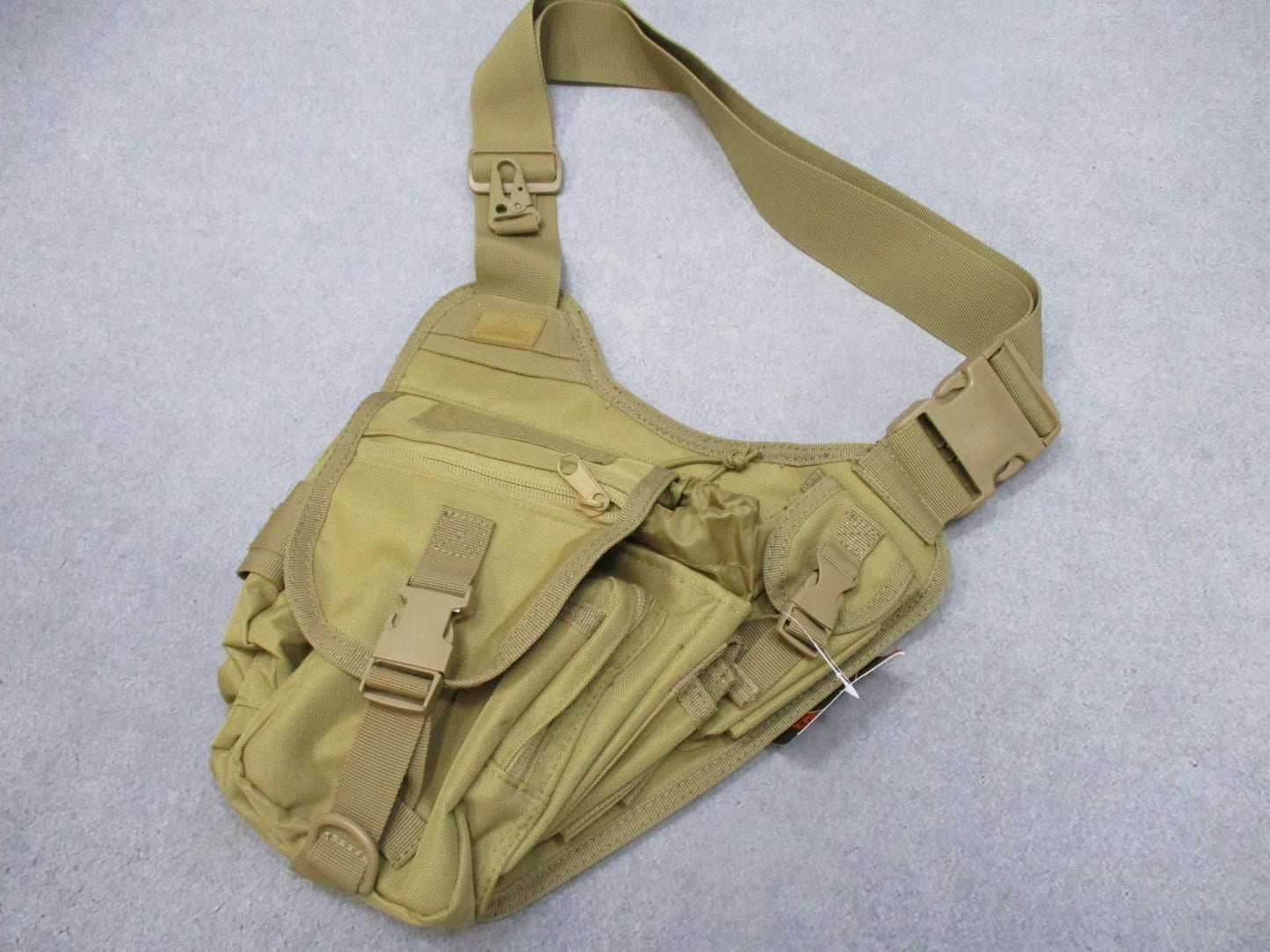 Red Rock Outdoor Gear Sidekick Sling Bag Tactical Tan Ambidextrous Strap CCW