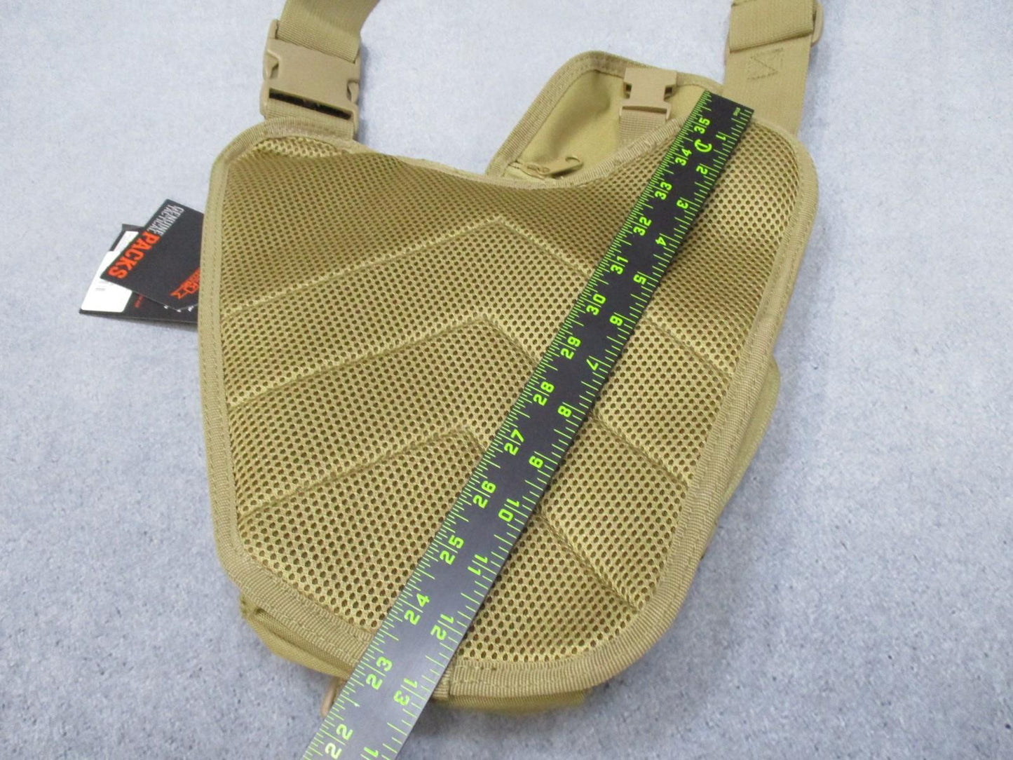 Red Rock Outdoor Gear Sidekick Sling Bag Tactical Tan Ambidextrous Strap CCW
