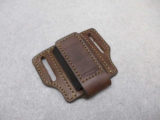CrossBreed Holsters Leather Single Magazine Pouch Brown Belt Loop Used - Good