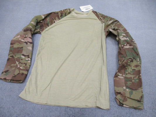 Fortifame Combat Shirt Crew Neck Long Sleeve MultiCam FR Size Small
