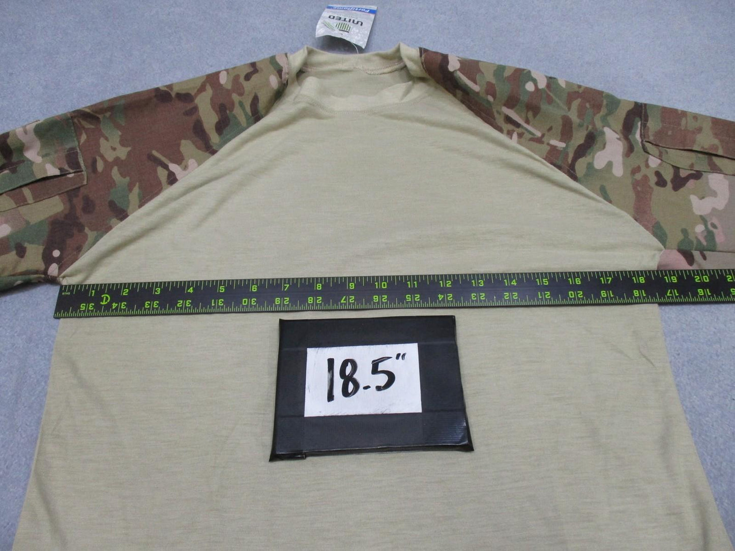 Fortifame Combat Shirt Crew Neck Long Sleeve MultiCam FR Size Small
