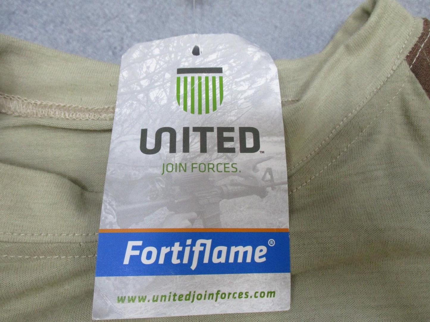 Fortifame Combat Shirt Crew Neck Long Sleeve MultiCam FR Size Small