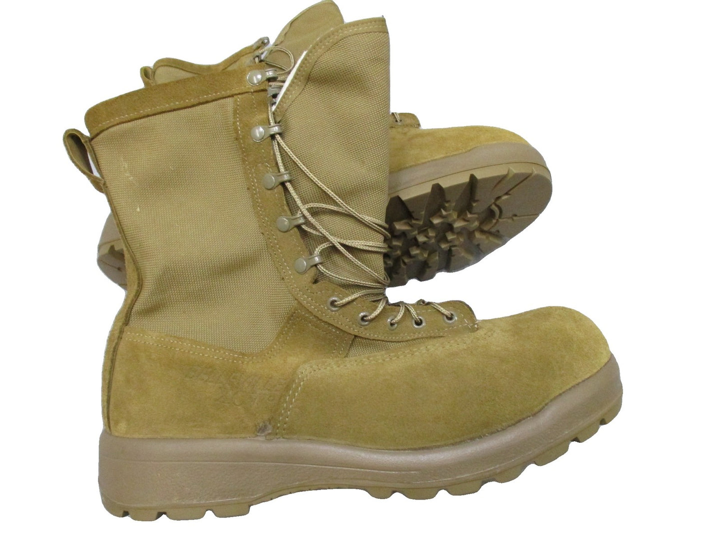 Belleville C755B Cold Weather Boots Size 14R USA Vibram Sole ARMY Coyote Brown