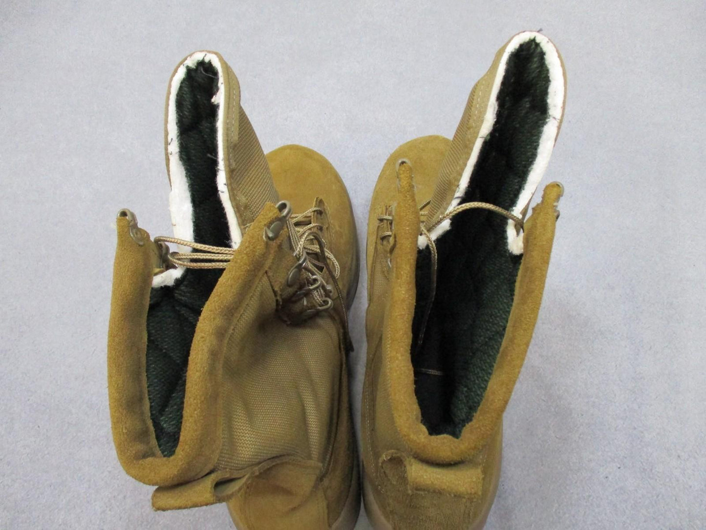 Belleville C755B Cold Weather Boots Size 14R USA Vibram Sole ARMY Coyote Brown