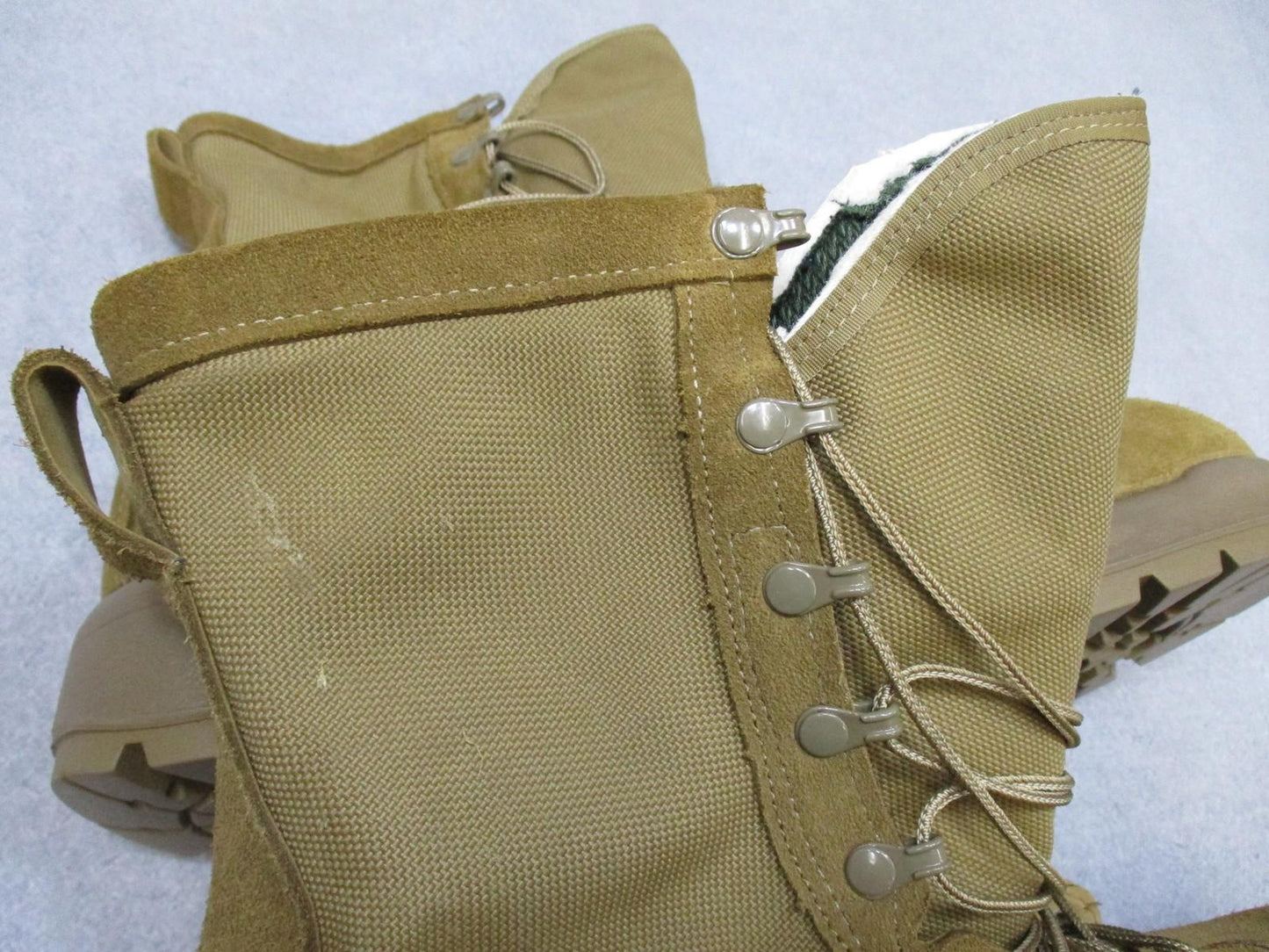 Belleville C755B Cold Weather Boots Size 14R USA Vibram Sole ARMY Coyote Brown
