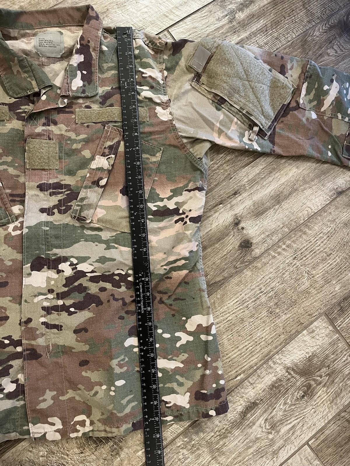US Army Combat Uniform Jacket Flame Resistant OCP Scorpion Female Size 39-Long