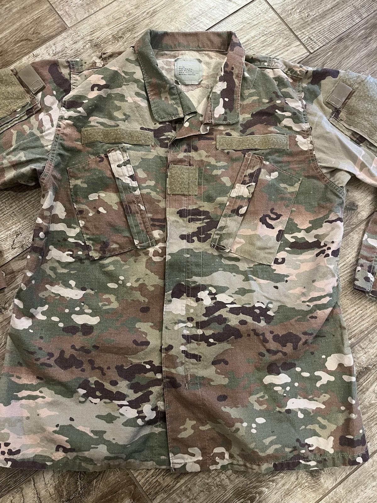 US Army Combat Uniform Jacket Flame Resistant OCP Scorpion Female Size 39-Long