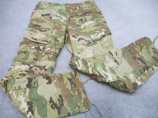 Army Combat Uniform Trousers Unisex MultiCam Ripstop Cargo Pants Medium Regular