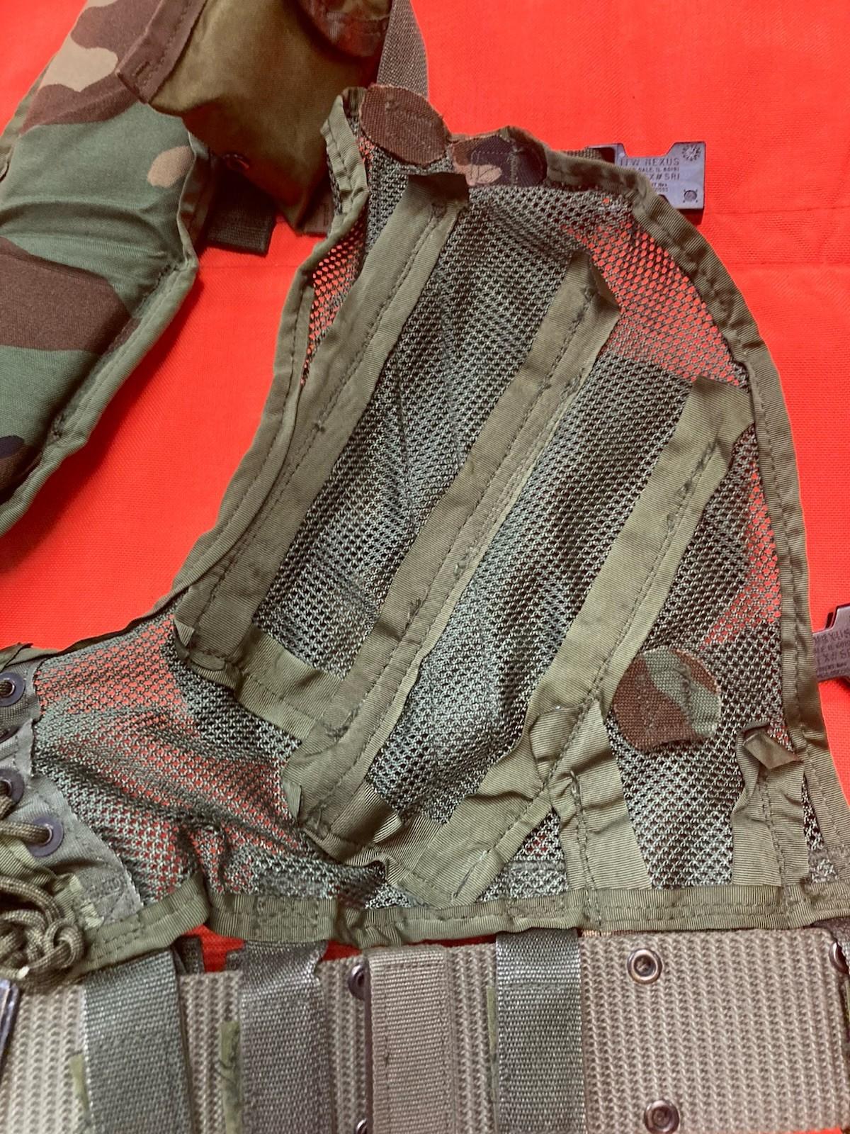USGI LBV 88 Vest Woodland Tactical Gear M81 Patrol Rig