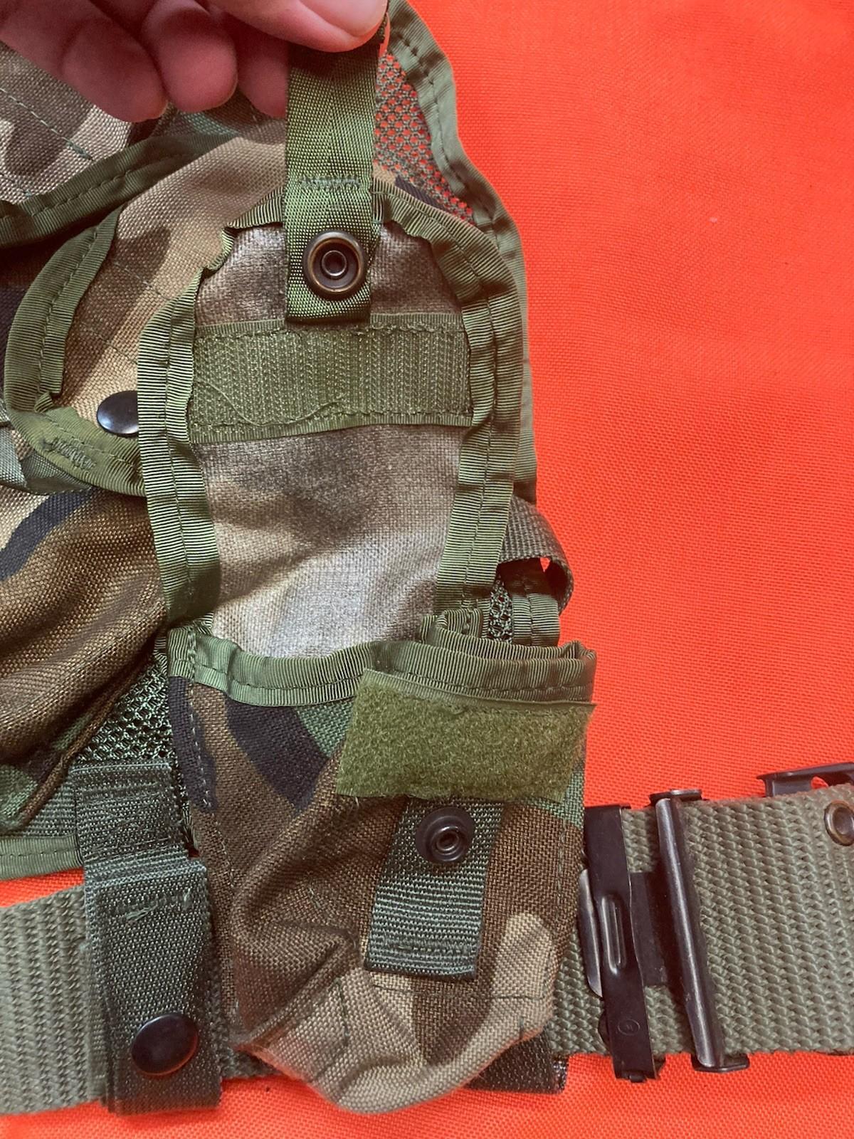 USGI LBV 88 Vest Woodland Tactical Gear M81 Patrol Rig