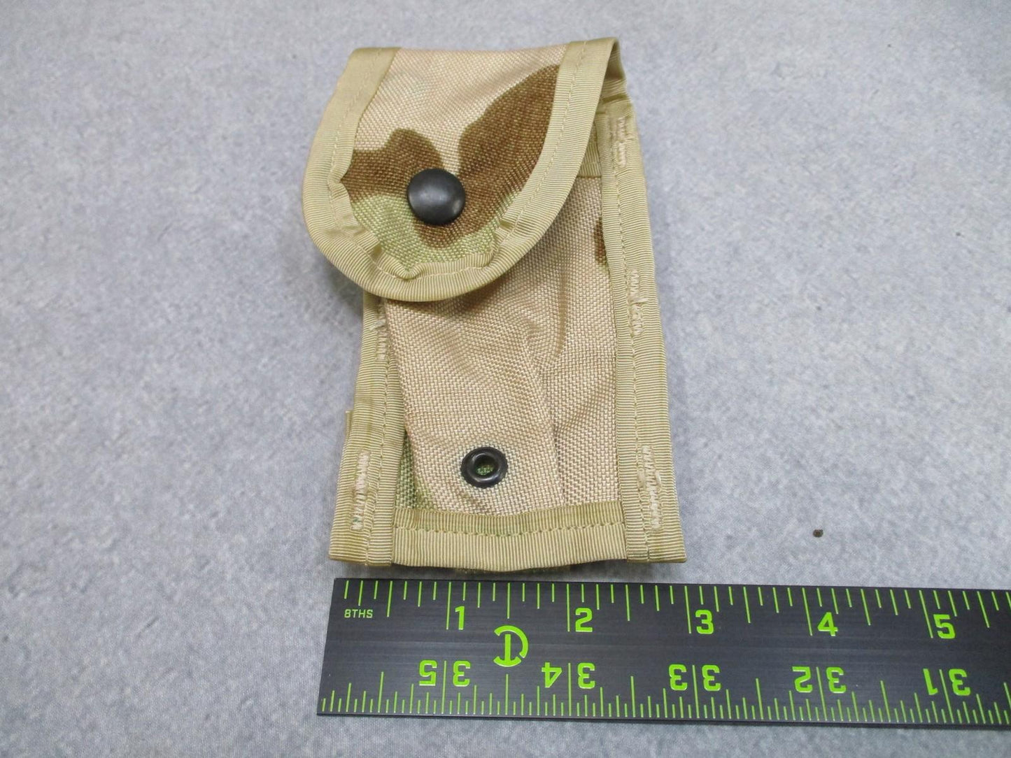 USGI 3x MOLLE II 9mm Magazine Pouch Single Desert Camo Specialty Defense Systems