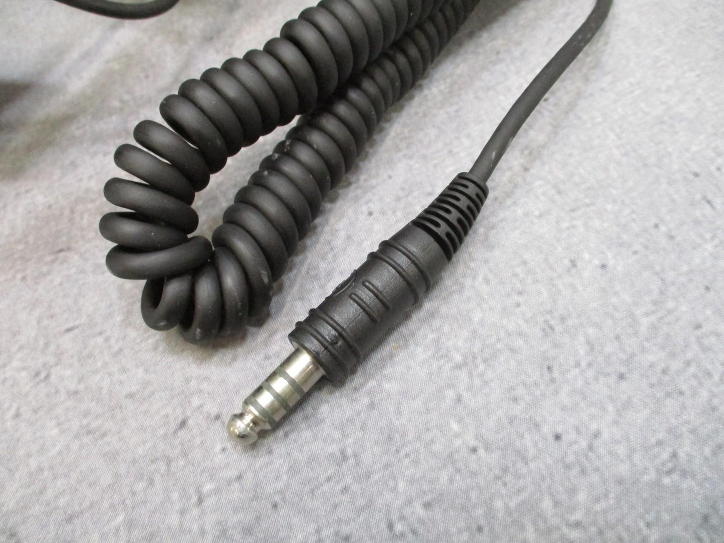 Military David Clark H10-76 Aviation Headset Noise Canceling Mic Coiled Cord