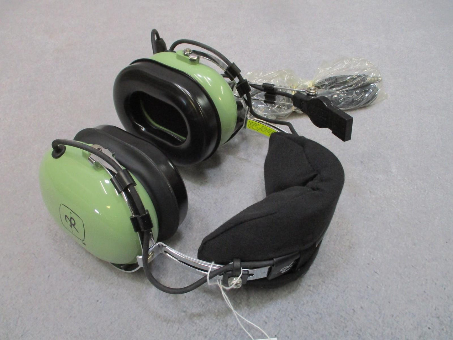 Military David Clark H10-76 Aviation Headset Noise Canceling Mic Coiled Cord