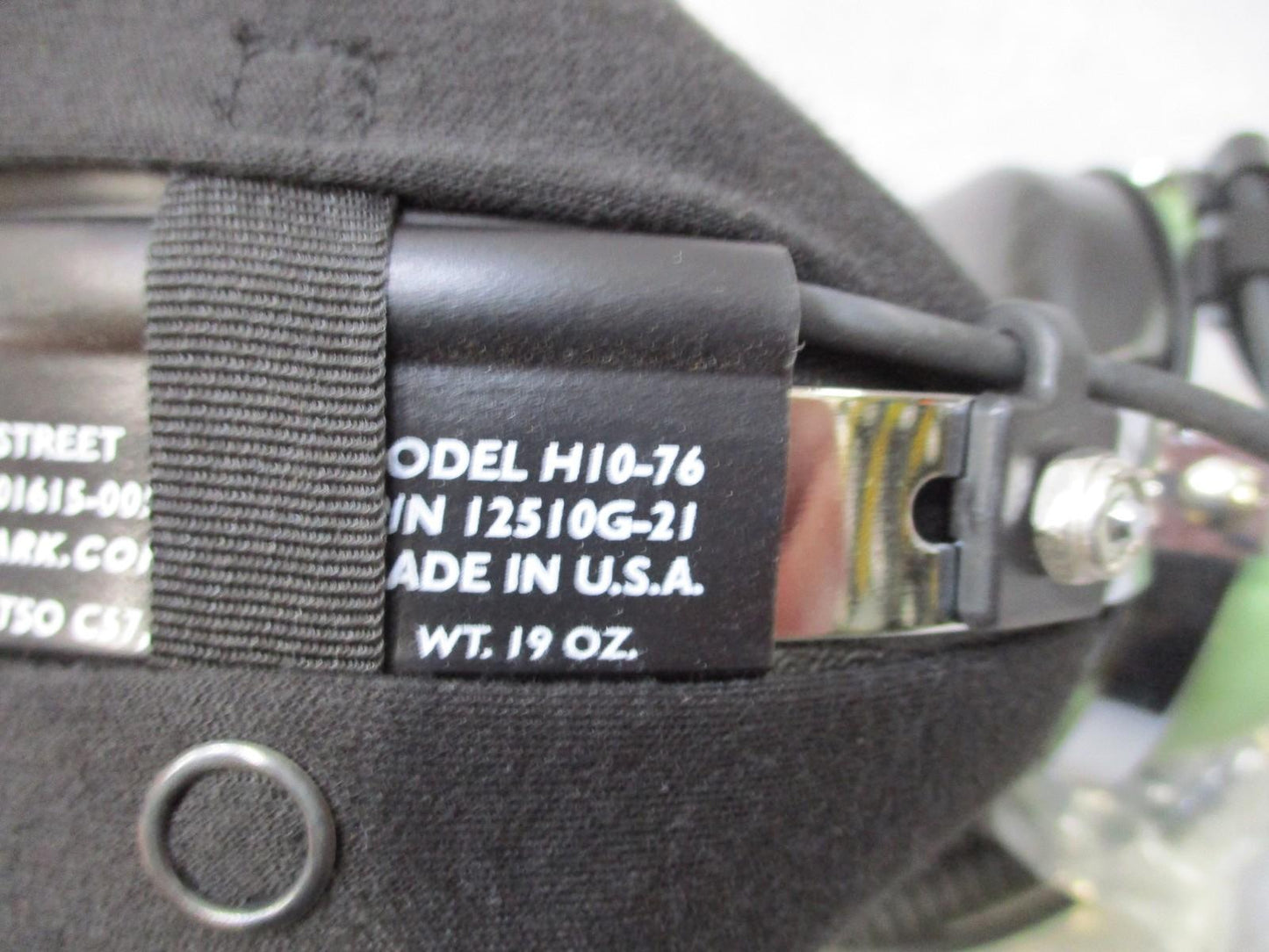 Military David Clark H10-76 Aviation Headset Noise Canceling Mic Coiled Cord