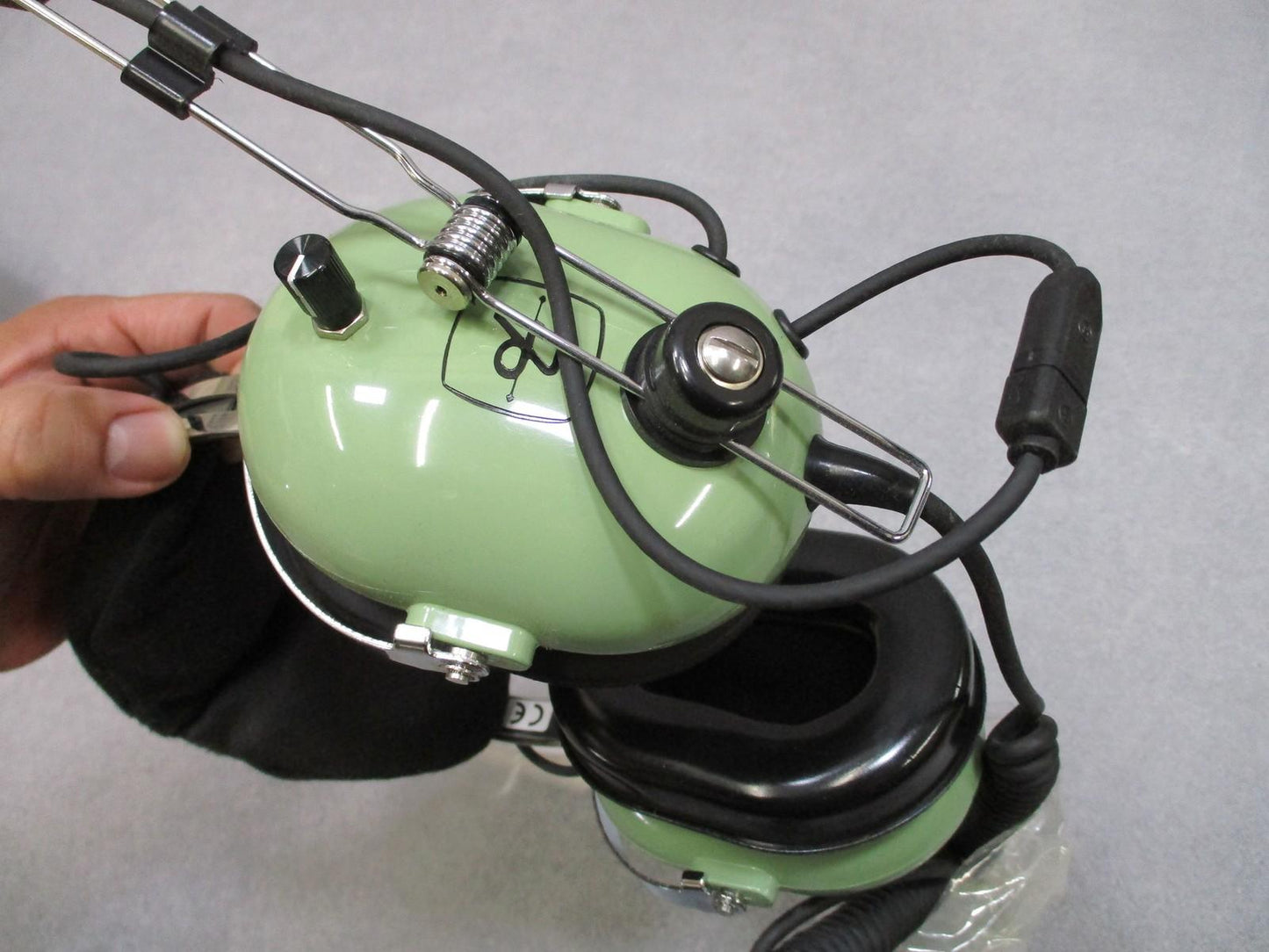 Military David Clark H10-76 Aviation Headset Noise Canceling Mic Coiled Cord