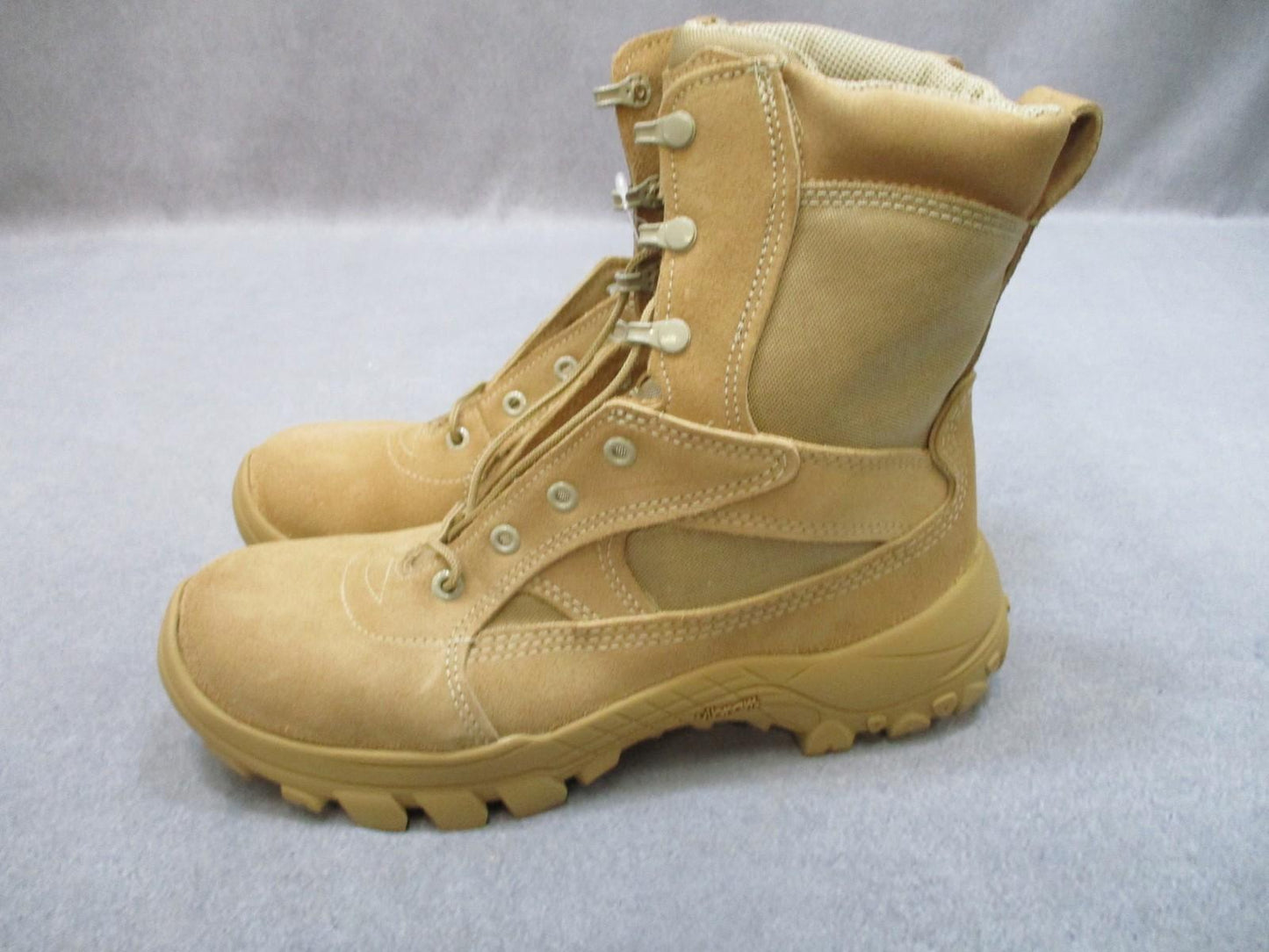 Army Bates Delta-8 Desert ICS Technology Boots Tan Suede Nylon Men's Size 10.5 M