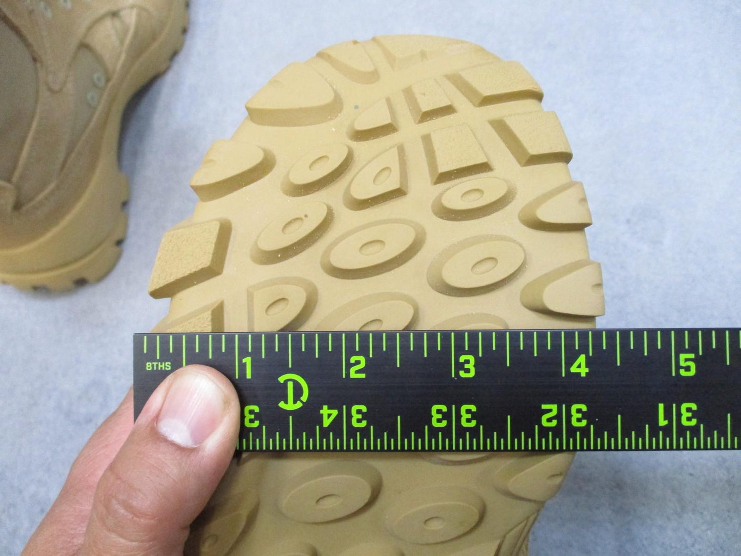 Army Bates Delta-8 Desert ICS Technology Boots Tan Suede Nylon Men's Size 10.5 M