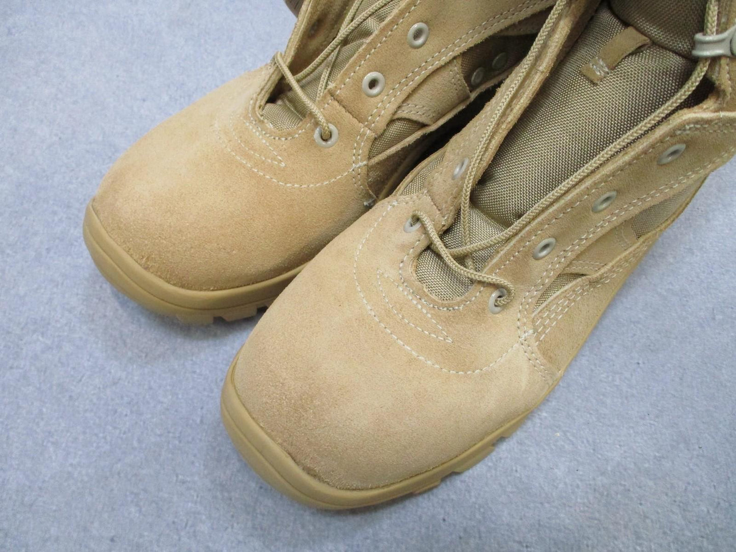 Army Bates Delta-8 Desert ICS Technology Boots Tan Suede Nylon Men's Size 10.5 M
