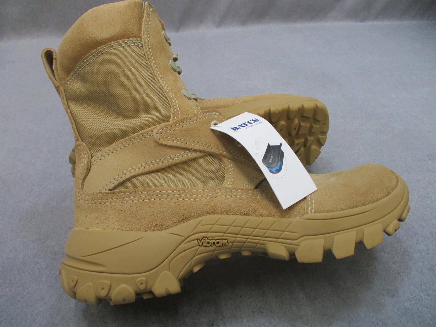 Army Bates Delta-8 Desert ICS Technology Boots Tan Suede Nylon Men's Size 10.5 M