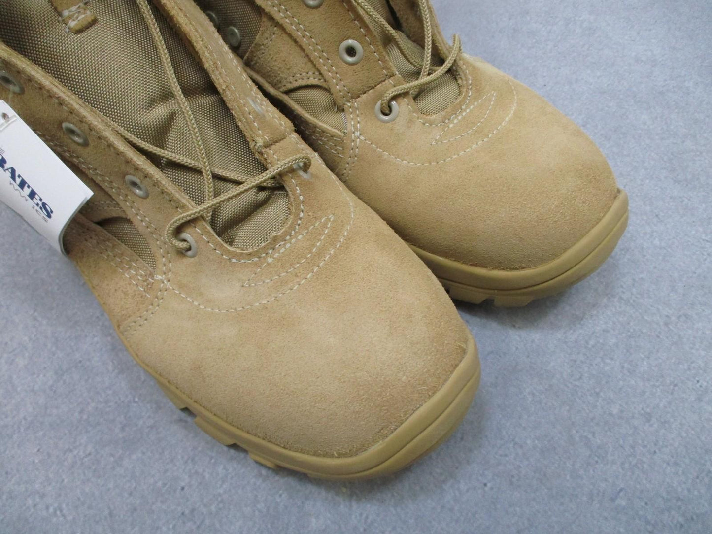 Army Bates Delta-8 Desert ICS Technology Boots Tan Suede Nylon Men's Size 10.5 M