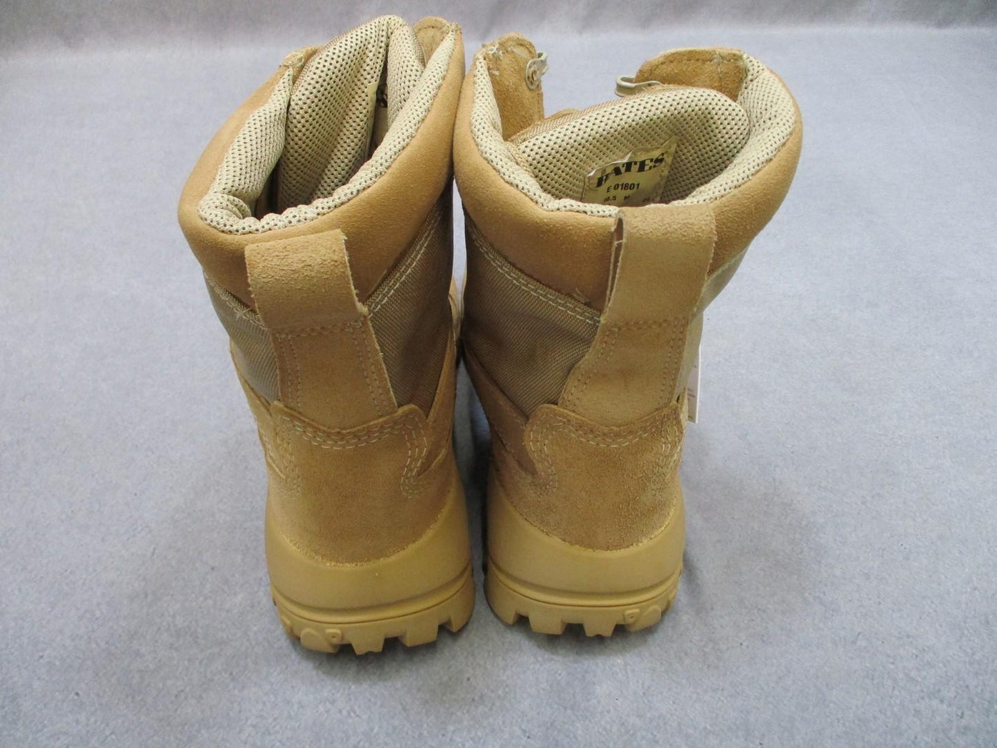Army Bates Delta-8 Desert ICS Technology Boots Tan Suede Nylon Men's Size 10.5 M