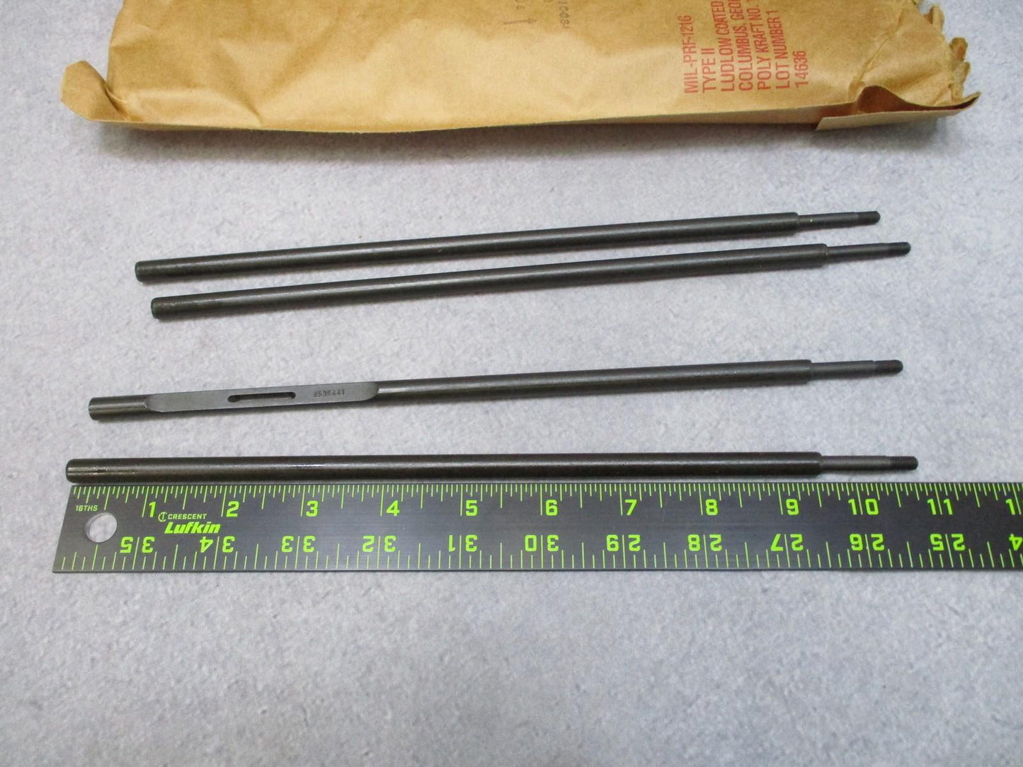 Vintage USGI Military .50 Cal Small Arms Cleaning Rod Set w/ T-Handle