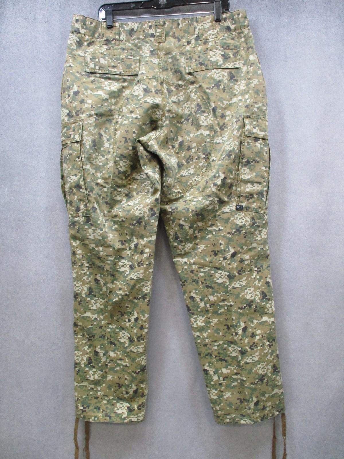 5.11 Tactical TDU Pants Digital Multi Camo Style 74003 X-Large Regular