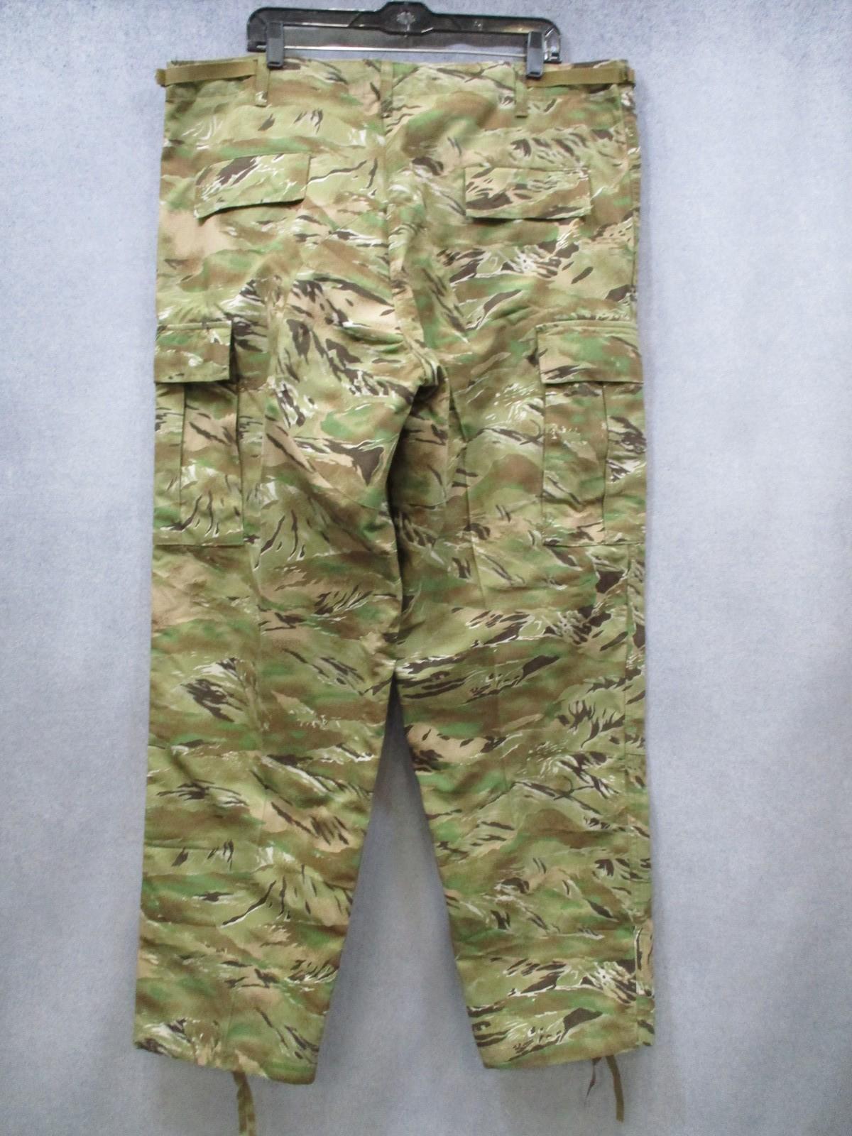 TRU-SPEC X-Large Regular Tiger Stripe Multicam Cargo Pants 50/50 Nylon Cotton