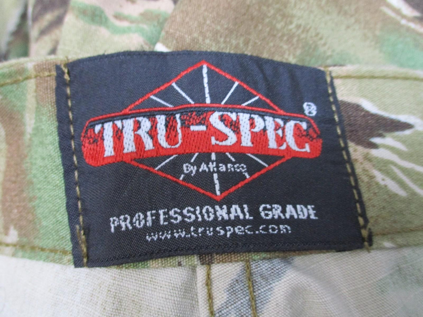 TRU-SPEC X-Large Regular Tiger Stripe Multicam Cargo Pants 50/50 Nylon Cotton