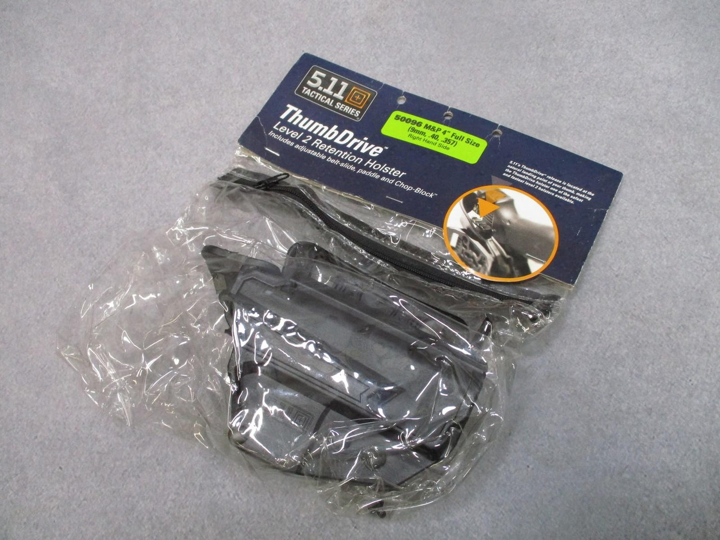 5.11 Tactical ThumbDrive Level 2 Retention Holster M&P 4" Full Size RH