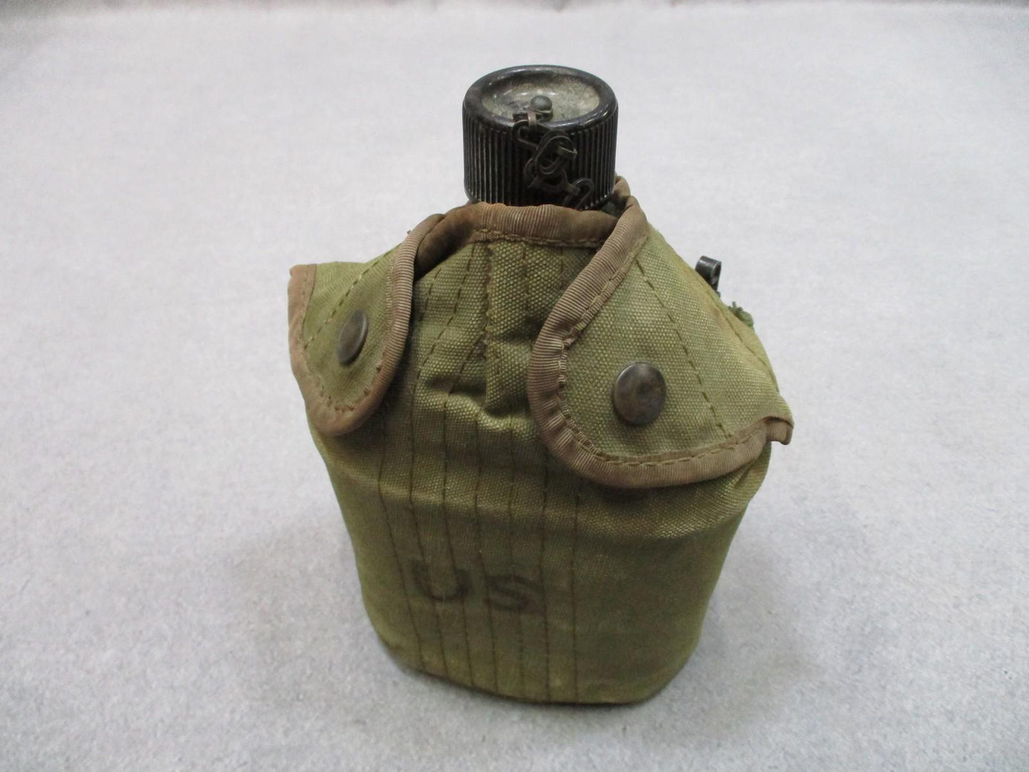 WWII Korea Era US Canteen Set 1945 AGMCO Cup 1944 Cover Vintage USGI