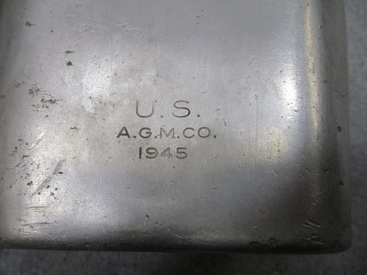 WWII Korea Era US Canteen Set 1945 AGMCO Cup 1944 Cover Vintage USGI