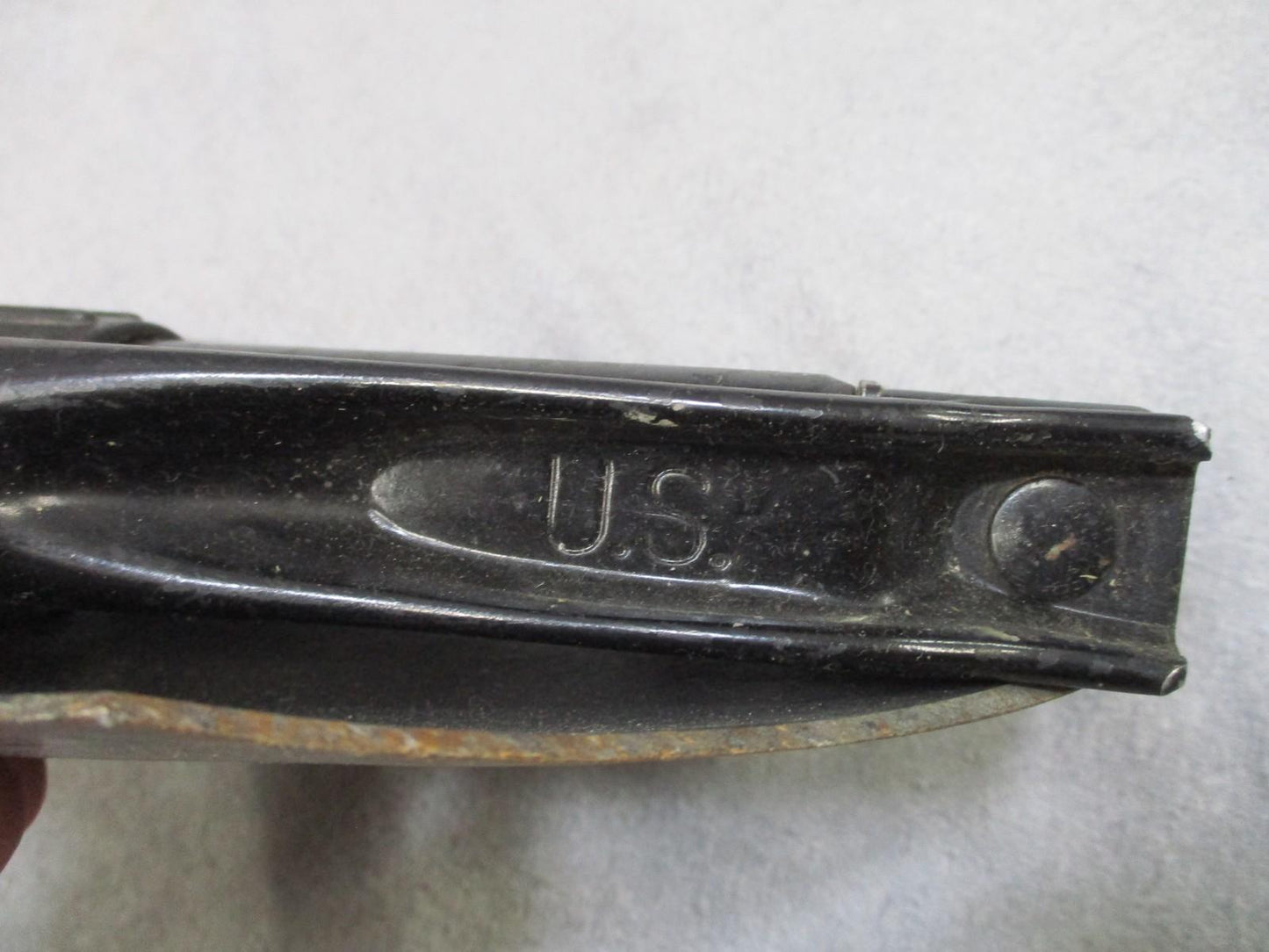 US Military Folding Shovel Ames w/ Case Serrated Edge Camping Hiking Tool