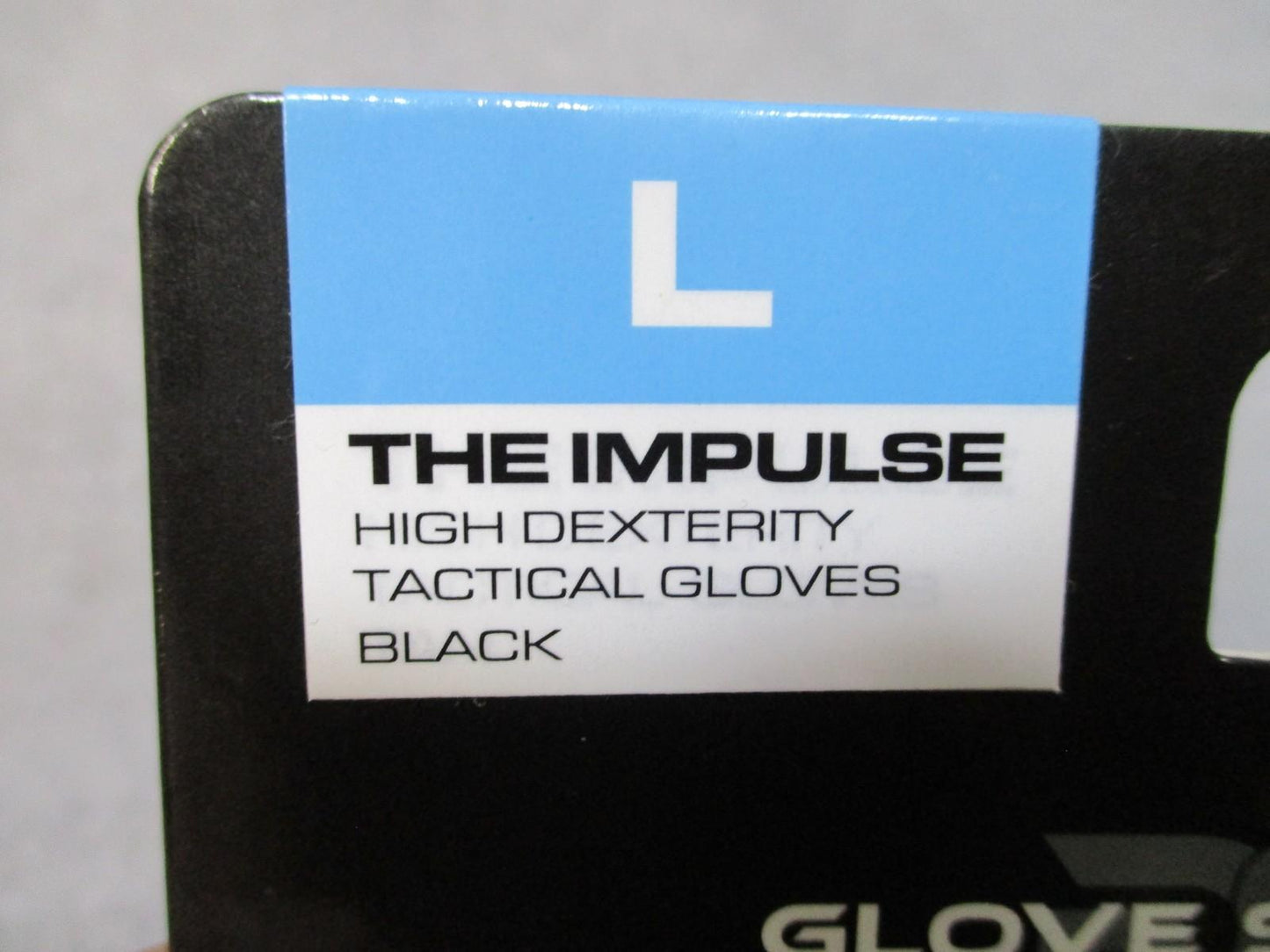 Glove Station Impulse Tactical Gloves Black Size L High Dexterity Touchscreen
