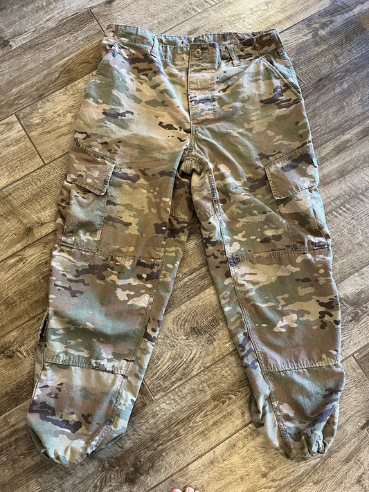 US Military Flame Resistant Cargo Uniform Pants Medium-Short OCP Scorpion