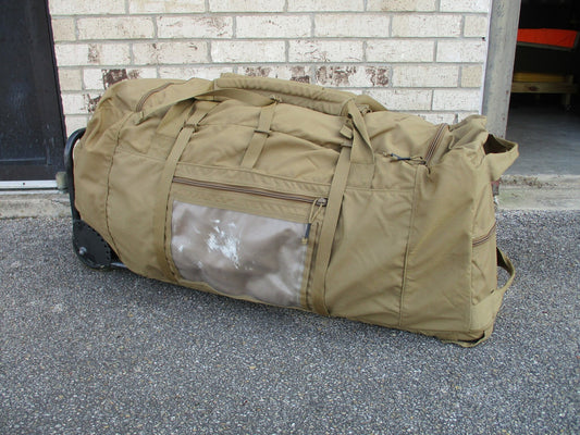Military Kelty BRT Rolling Trunk Tactical Duffel Wheeled Gear Bag Coyote USA