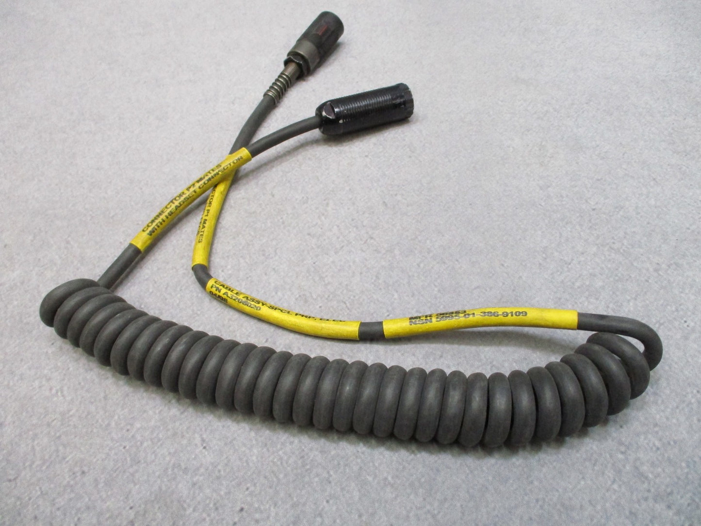 USGI CX-13479/MRC Coiled Cable CVC Spaghetti Cord MOS FFCS 5995-01-386-9109