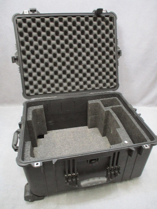 Pelican 1560 Rolling Hard Waterproof Protective Equipment Case w/ Partial Foam