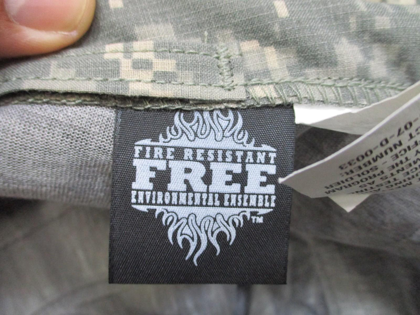 NEW Gore-Tex FREE EWOL TROUSER Large Regular Digital Camo Fire Resistant Pants