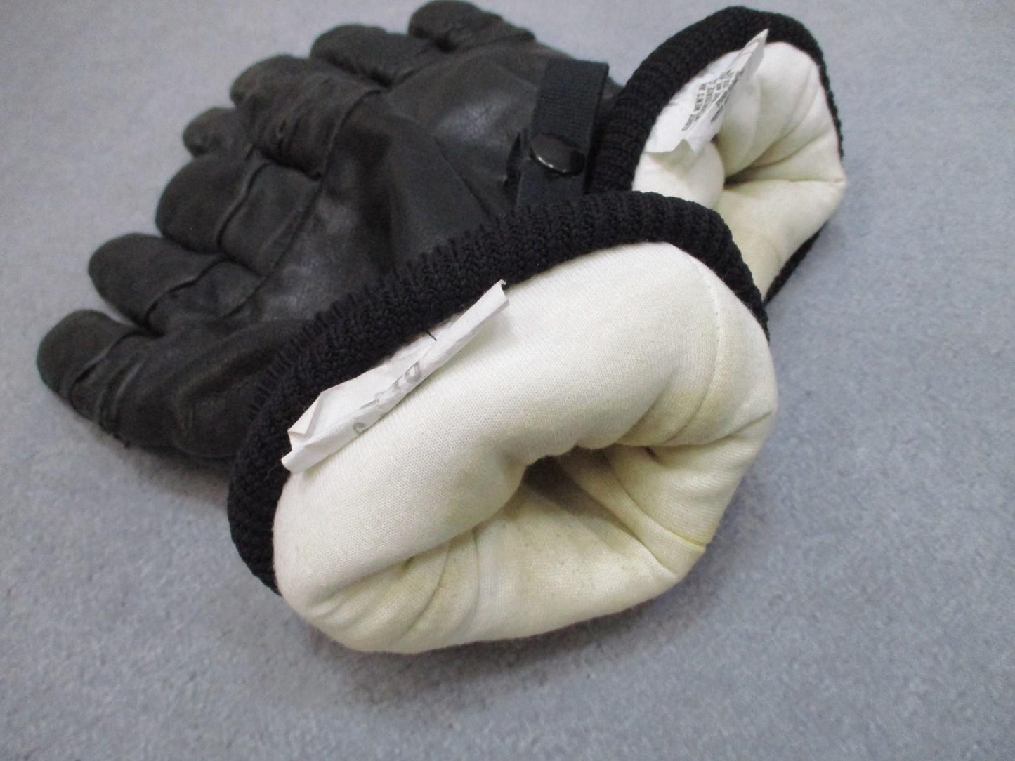 Army Intermediate Cold/Wet Tactical Gloves XL Black Leather Insulated Men Women