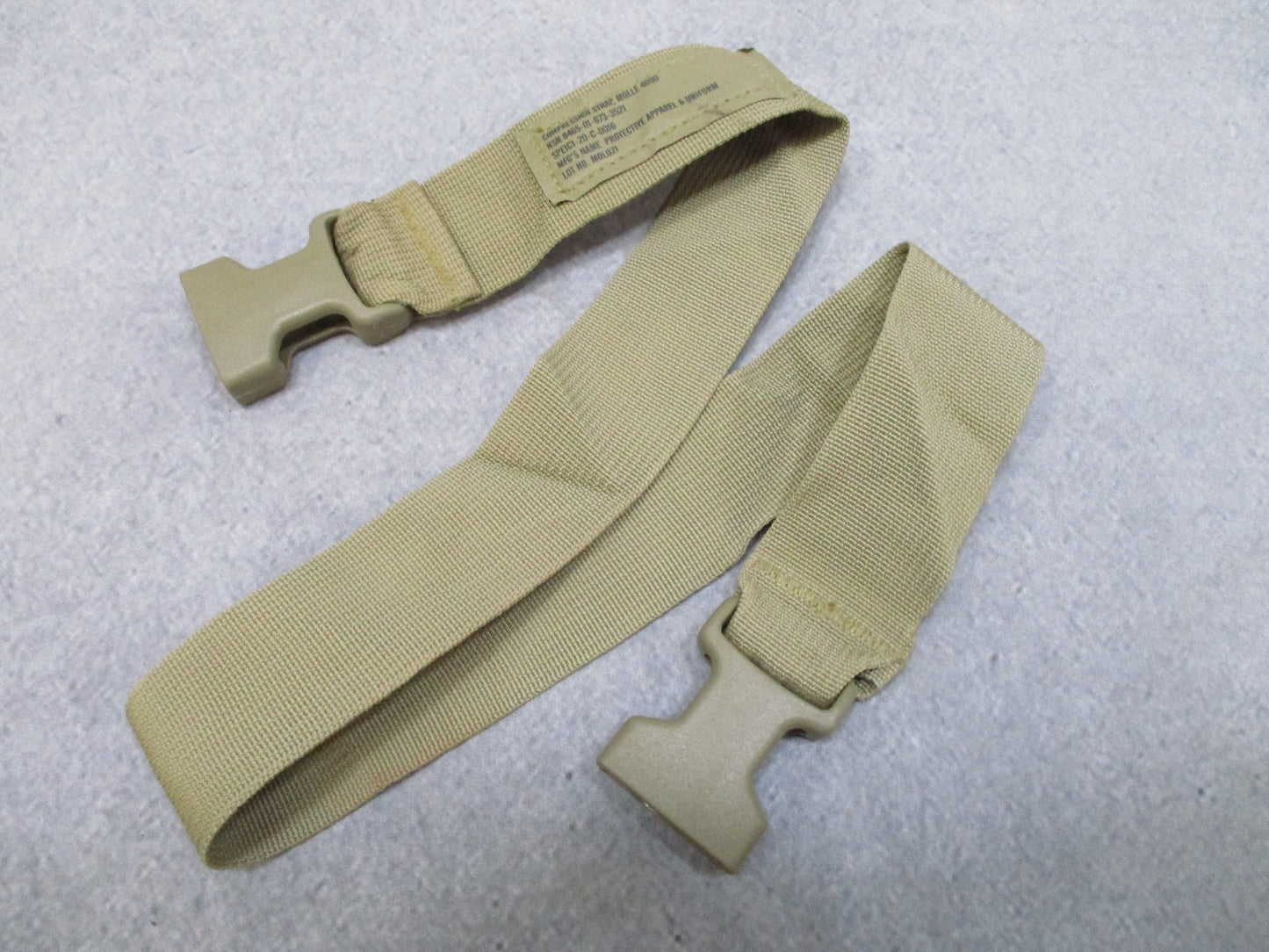 MOLLE 4000 Ruck Compression Strap Tactical Gear Tan NSN 8465-01-673-3521