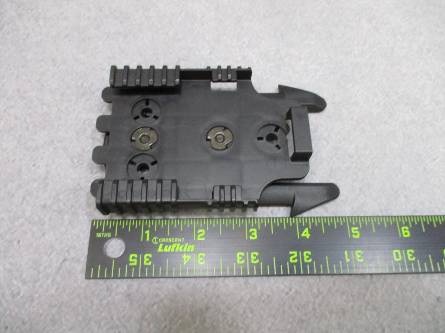 Safariland QLS 19/22 Fork Holster Mount Tactical Female Adapter Plate Black