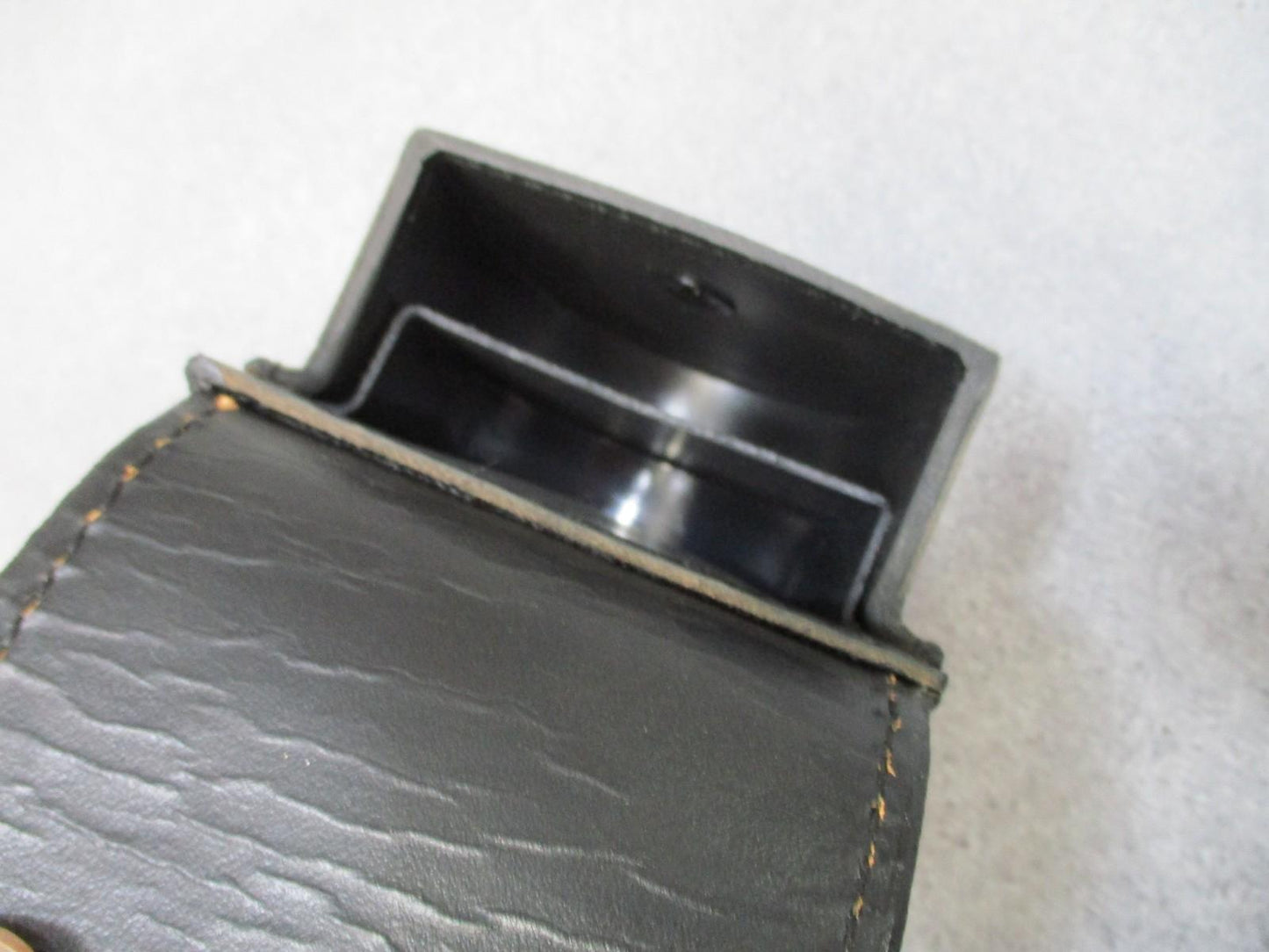 Gould & Goodrich B596 DBL Handcuff Pouch Leather Black Snap Closure Police Gear
